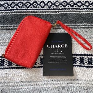 Orange Smart Clutch